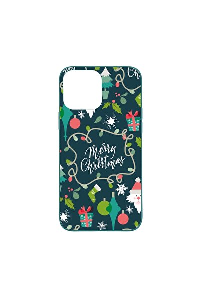 bestcase Силиконов калъф, съвместим с Apple iPhone 13 Pro Max, Весела Коледа,...