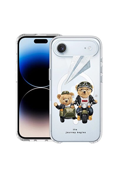 bestcase Θήκη για Apple iPhone 17 Air με Σχέδιο Teddy On The Road, Αντικραδασ...