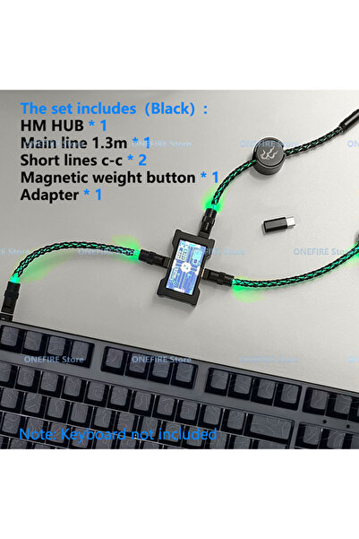 choice2 HMHUB Black Suit HMLAB ZNEO Aluminum alloy USB Hub 5 ports Port 8K In...