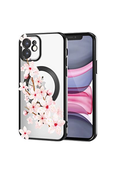 bestcase Πολυτελής Θήκη MagSafe, Συμβατή με Apple iPhone 12, Φλοράλ - Ντελικά...