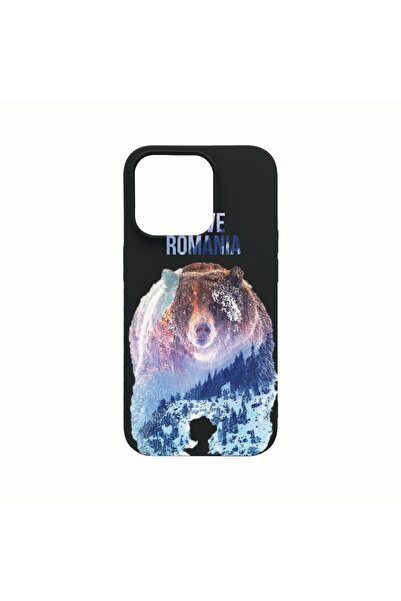 bestcase Θήκη σιλικόνης, Συμβατή με Apple iPhone 14 Pro Max, Αγαπώ τη Ρουμανί...
