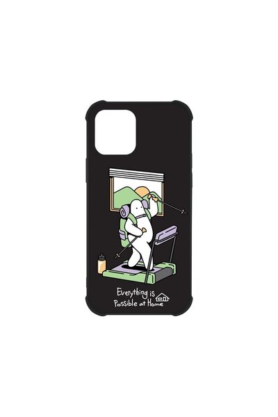 bestcase Husa MaxSafe Glassy, Compatibilă cu Apple iPhone 12, Mr. Donothing A...