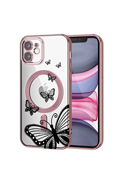 bestcase Πολυτελής Θήκη MagSafe, Συμβατή με Apple iPhone 11, Πεταλούδα, Εξαιρ...