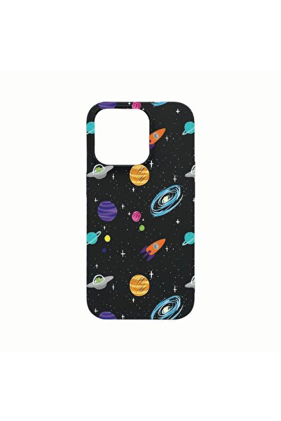 bestcase Husa Silicon, Compatibila Cu Apple iPhone 14 Pro, Universe, Planets,...
