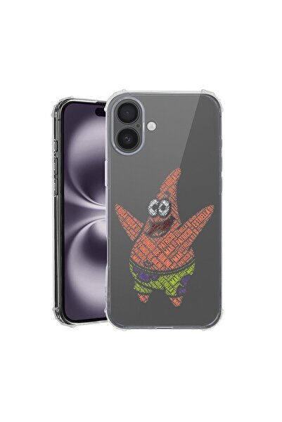 bestcase Θήκη για Apple iPhone 16, Αντικραδασμική 1.5MM, Patrick Star, Αντοχή...