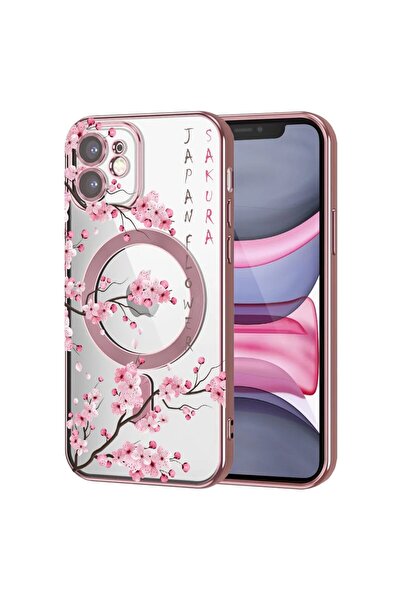 bestcase Πολυτελής Θήκη MagSafe, Συμβατή με Apple iPhone 11, Ανθισμένα Δέντρα...