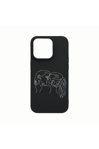 bestcase Husa Silicon, Compatibila cu Apple iPhone 14 Pro Max, Teen Love, rez...