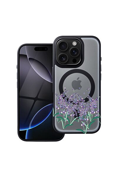 bestcase Husa Compatibila cu Apple iPhone 14 Pro Max cu Design Lavender, Shoc...