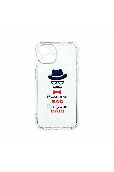 bestcase Αντικραδασμική Θήκη Σιλικόνης, Συμβατή με Apple iPhone 14, Bad Dad, ...