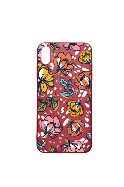 bestcase Θήκη Σιλικόνης Συμβατή με Apple iPhone XS Max, Λουλούδια - Παστέλ Χρ...