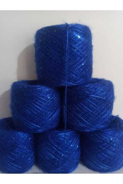 İPEK YÜN İPLİK DÜNYASI Νήμα Πλεξίματος Ανγκόρα Λεπτό Νήμα Πλεξίματος (Σαξ Μπλ...