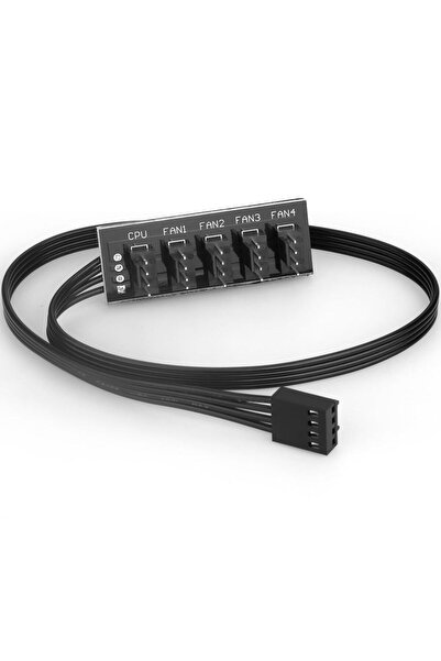 Choice موزع مروحة PWM بـ 1 إلى 5 منافذ لتبريد وحدة المعالجة المركزية للكمبيوت...