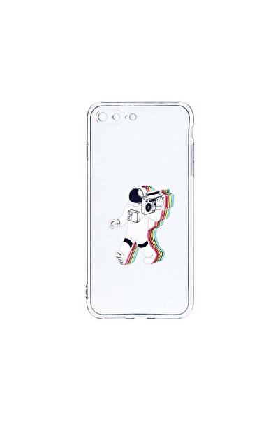 bestcase Husa din silicon transparent de 2MM, Compatibilă cu Apple iPhone 8 P...