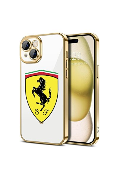 bestcase Husa Luxury MagSafe, Compatibila Apple iPhone 14, Ferrari, Ultra-Sof...