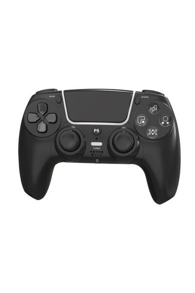 Choice وحدة تحكم ألعاب لاسلكية سوداء GAMINJA P50A لجهاز PS5/PC بأزرار كريستال...