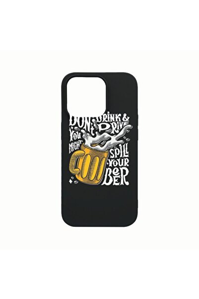 bestcase Husa Silicon, Compatibila cu Apple iPhone 14 Pro Max, Don't Drink An...