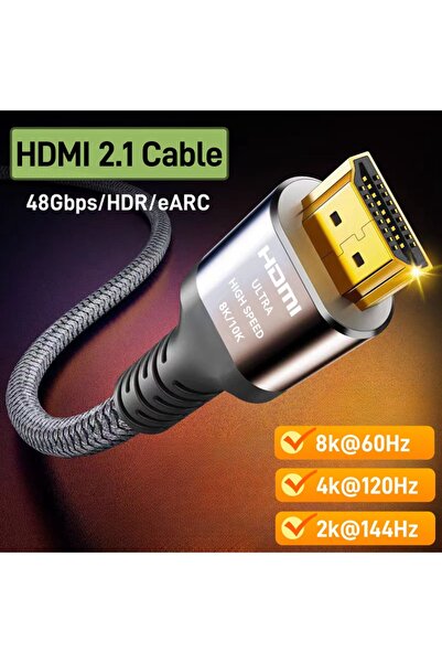 Choice12 10FT--3M--118inch Gray MIZIQIER 8K HDMI 2.1 Cable, 48Gbps Ultra High...