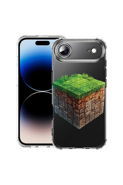bestcase Husă pentru Apple iPhone 17 Air cu Design Minecraft World, Antișoc, ...