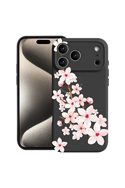 bestcase Husă pentru Apple iPhone 17 Pro cu design Floare de primăvară, Silic...