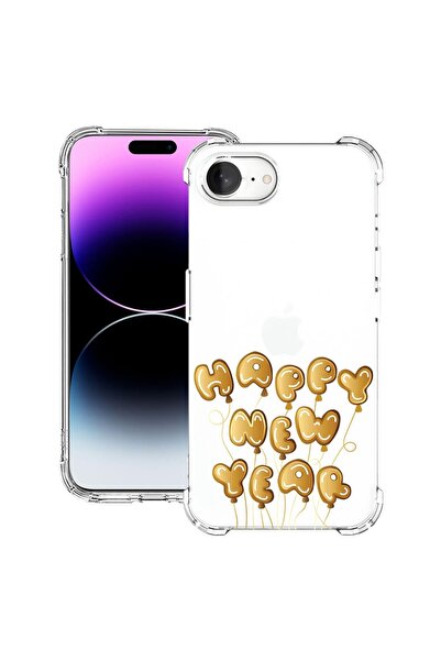 bestcase Case for Apple iPhone 16e, Anti Shock 1.5MM, Happy New Year, Camera,...