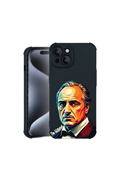 bestcase Θήκη TPU Pro Shock Συμβατή με Apple iPhone 15, με σχέδιο The Godfath...