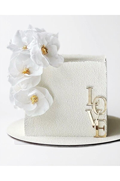 Atelier Creativ Διακοσμητικό τούρτας  "Αγάπη " - κομψή διακόσμηση για γάμο, α...