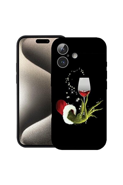 bestcase Husă pentru Apple iPhone 17 cu design Grinch de Crăciun, Silicon pre...