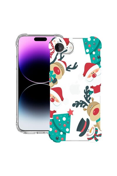 bestcase Husa pentru Apple iPhone 16e, Anti Shock 1.5MM, Xmas, Protectie came...