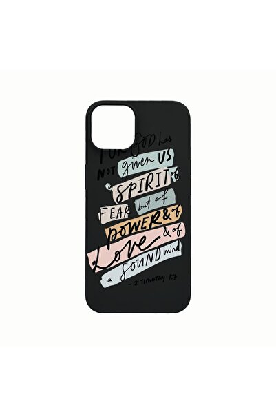 bestcase Силиконов калъф, съвместим с Apple iPhone 14, Библия, устойчив на из...