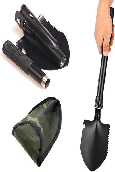 Tor Store 5 in 1 Pusulalı Portatif Kamp Küreği Ve Kazması Outdoor Dağcılık Ka...