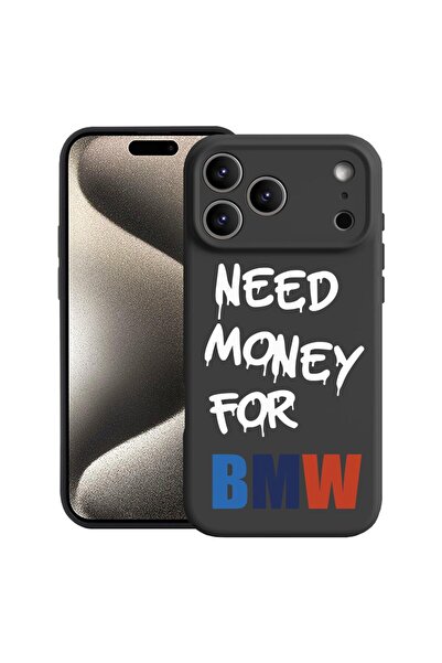 bestcase Husă pentru Apple iPhone 17 Pro cu designul „Need Money For BMW”, di...