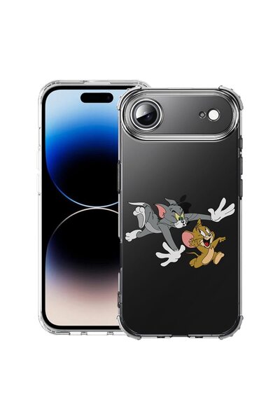bestcase Husă pentru Apple iPhone 17 Air cu design Tom și Jerry, Antișoc, Col...