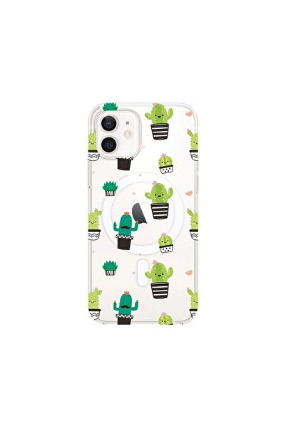 bestcase Θήκη MagSafe Αντικραδασμική, Συμβατή με Apple iPhone 12 Pro, Κάκτος,...