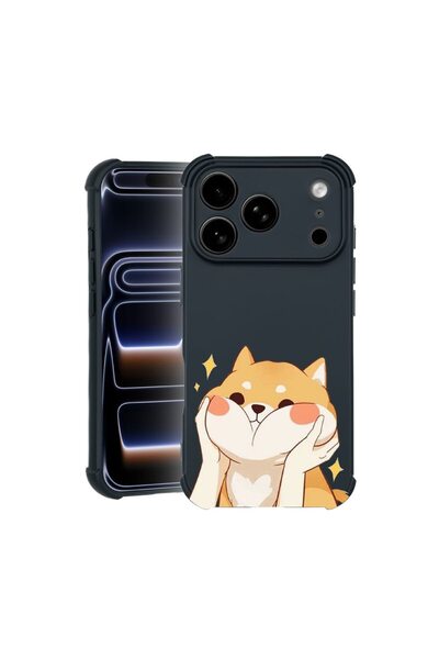 bestcase Θήκη TPU Pro Shock Συμβατή με Apple iPhone 17 Pro, με Σχέδιο Emoji -...