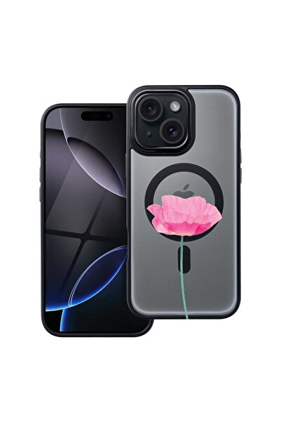 bestcase Θήκη Συμβατή με Apple iPhone 12 με Σχέδιο Τριαντάφυλλο - Παστέλ Ροζ,...