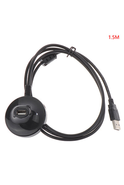 Choice1 كابل تمديد USB 2.0 بطول 1.5 متر، محول ذكر إلى أنثى مع قاعدة تثبيت للا...