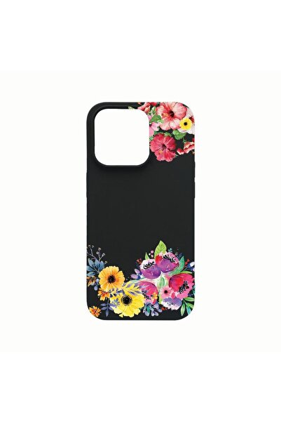 bestcase Θήκη σιλικόνης, Συμβατή με Apple iPhone 14 Pro, Λουλούδια, Ανθεκτική...