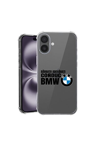 bestcase Husa pentru Apple iPhone 16, Anti Shock 1.5MM, Conduc BMW, Rezistent...