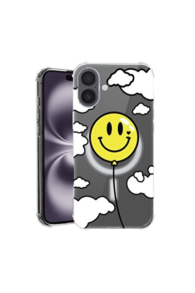 bestcase Θήκη για Apple iPhone 16 Plus, MagSafe Αντικραδασμική, Σχέδιο Μπαλόν...