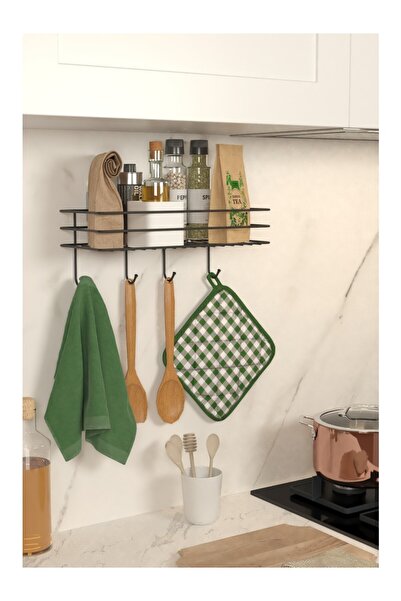 Lilasso Adhesive Large Size Hanger Bathroom Shelf Shower Shampoo Holder Wall Organizer