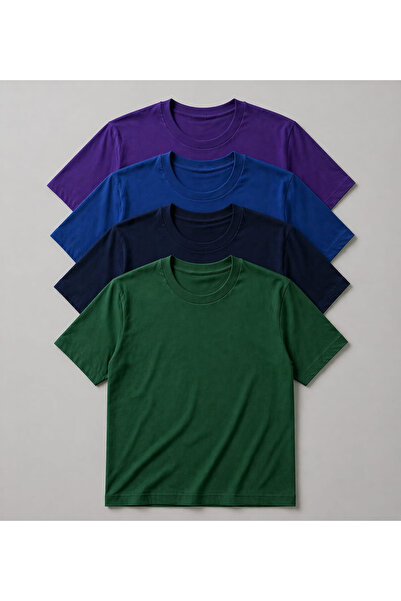 ciwi&life Unisex Ανδρικό/Γυναικείο Βαμβακερό T-Shirt με λαιμόκοψη 4 πόντων, β...