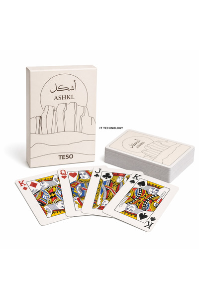 TESO ASHKL Arabic Design Premium Playing Cards Deck – Elegant Minimal Arabic ...