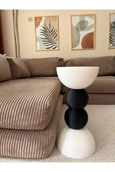 xforgea3d Modern Geometrik 3D Baskı Dekoratif Yan Sehpa