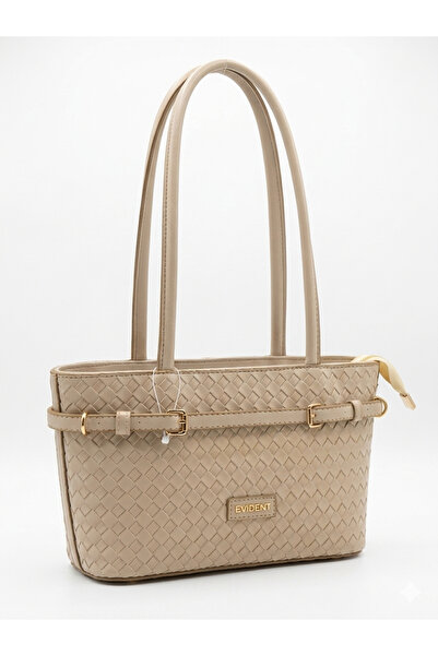 H&D COLLECTİON Γυναικεία τσάντα ώμου με λεπτομέρεια ζώνης και μοντέλο κουβά Μ...