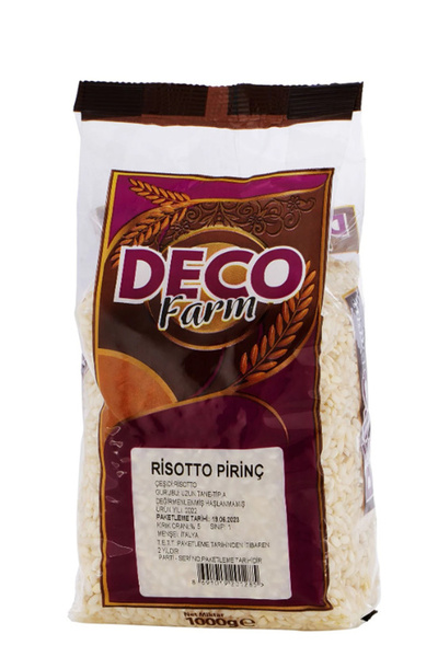 DECO Farm Risotto pirinç 1 KG