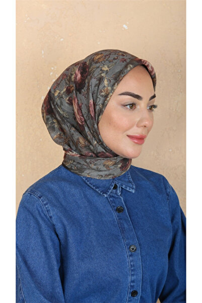 locella Lo'cella Pamuklu Soft Eşarp 4560-2 Küllü Gri