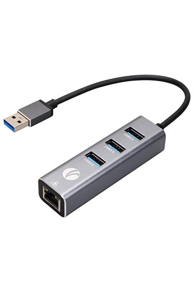 VCOM Dh312B USB 3.0 to Usb3.0-3+Rj45 Multiplexer