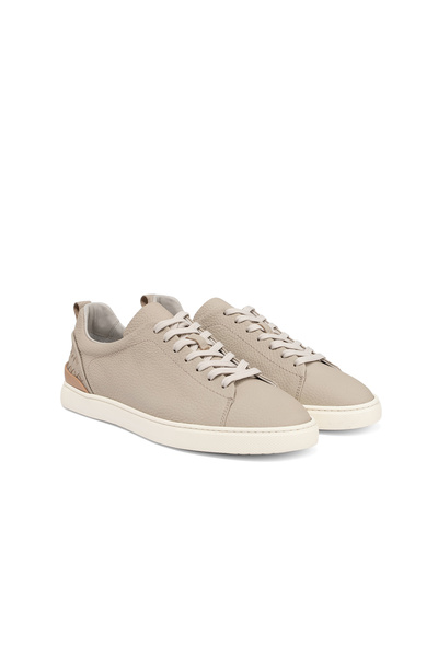 Tigra Erkek Bej Deri Sneaker Ayakkabı