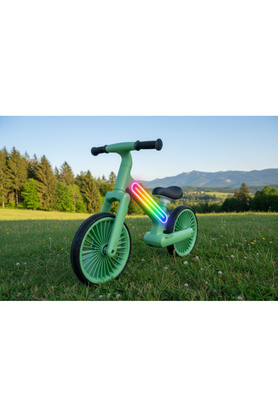 zola Παιδικό ποδήλατο ισορροπίας, RGB LED, ελαφρύ, ρυθμιζόμενο, εργονομική σέ...