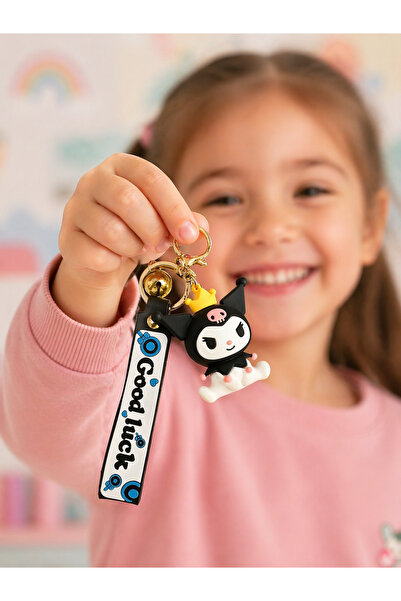 Bymiel Figured Good Luck Written Keychain – Bag Charm Accessory